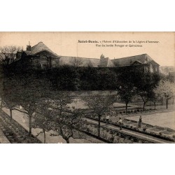 Carte postale ancienne Saint-Denis Seine-Saint-Denis jardin potager en quinconce de la Légion d’Honneur