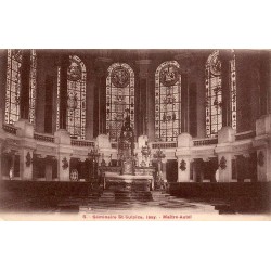 Carte postale ancienne Issy-les-Moulineaux Hauts-de-Seine maître-autel du Séminaire Saint-Sulpice