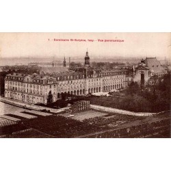 Carte postale ancienne Issy-les-Moulineaux Hauts-de-Seine vue panoramique du Séminaire Saint-Sulpice
