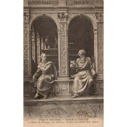 Carte postale ancienne Saint-Denis Seine-Saint-Denis tombeau de Louis XII et d'Anne de Bretagne