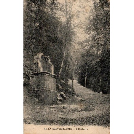 Carte postale ancienne La Sainte-Baume Var L'Oratoire