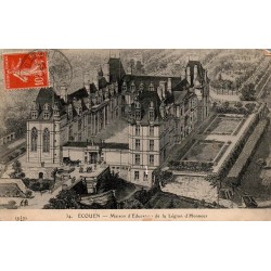 Carte postale ancienne Écouen Val-d'Oise Maison d'Éducation de la Légion d'Honneur
