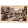 Carte postale ancienne Laon gargouilles de la cathédrale et cour du Palais de Justice Aisne