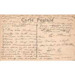 Château-Thierry L'Église et la Route de Soissons Carte Postale Ancienne CPA