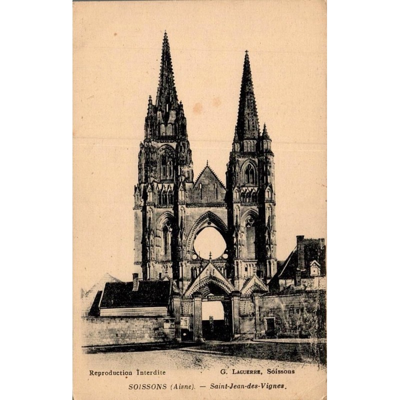 SOISSONS (Aisne) - Saint Jean des Vignes