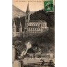 Carte postale ancienne Lourdes – La Grotte de Massabielle et la Basilique