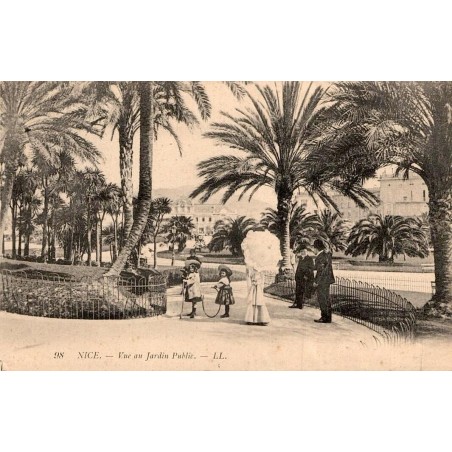 98 - NICE - Vue ai Jardin Public. - LL