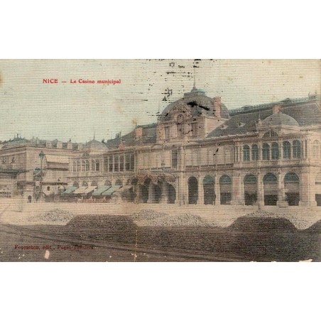 Carte postale ancienne Nice Casino Municipal Alpes-Maritime
