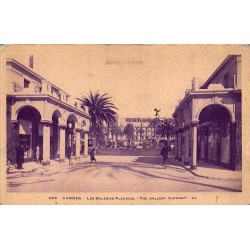 Carte postale ancienne Cannes Les Galeries Fleuries The Gallery Flowery Alpes-Maritimes LL