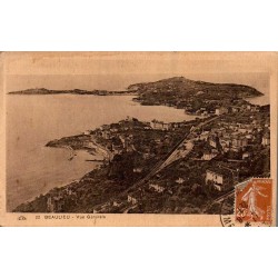 Carte postale ancienne Beaulieu-sur-Mer vue générale Alpes-Maritimes