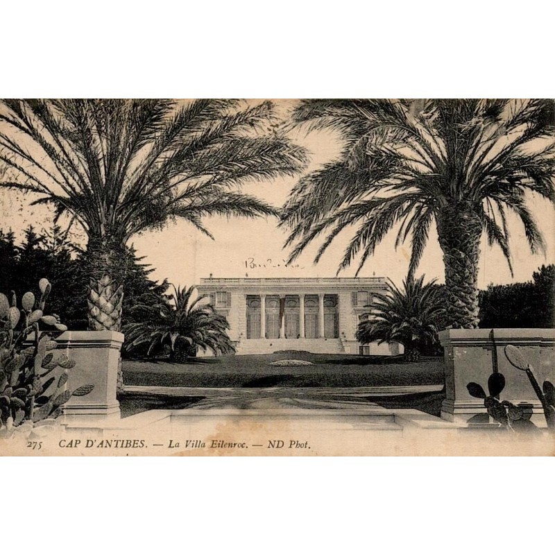 Carte postale ancienne Cap d’Antibes Villa Eilenroc Alpes-Maritimes ND Phot