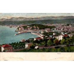 Carte postale ancienne Nice vue d’ensemble Alpes-Maritime