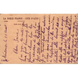 Golfe de la Napoule La Douce France Côte d’Azur Carte Postale Ancienne CPA