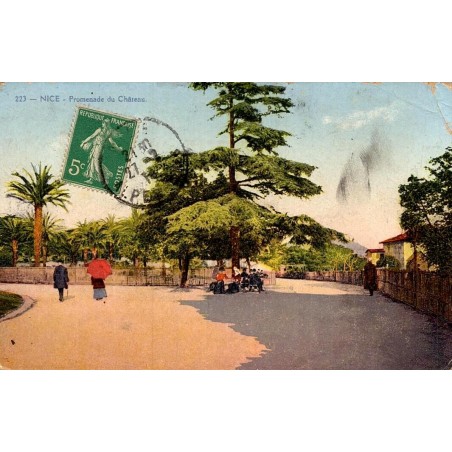 Carte postale ancienne Nice Promenade du Château Alpes-Maritimes