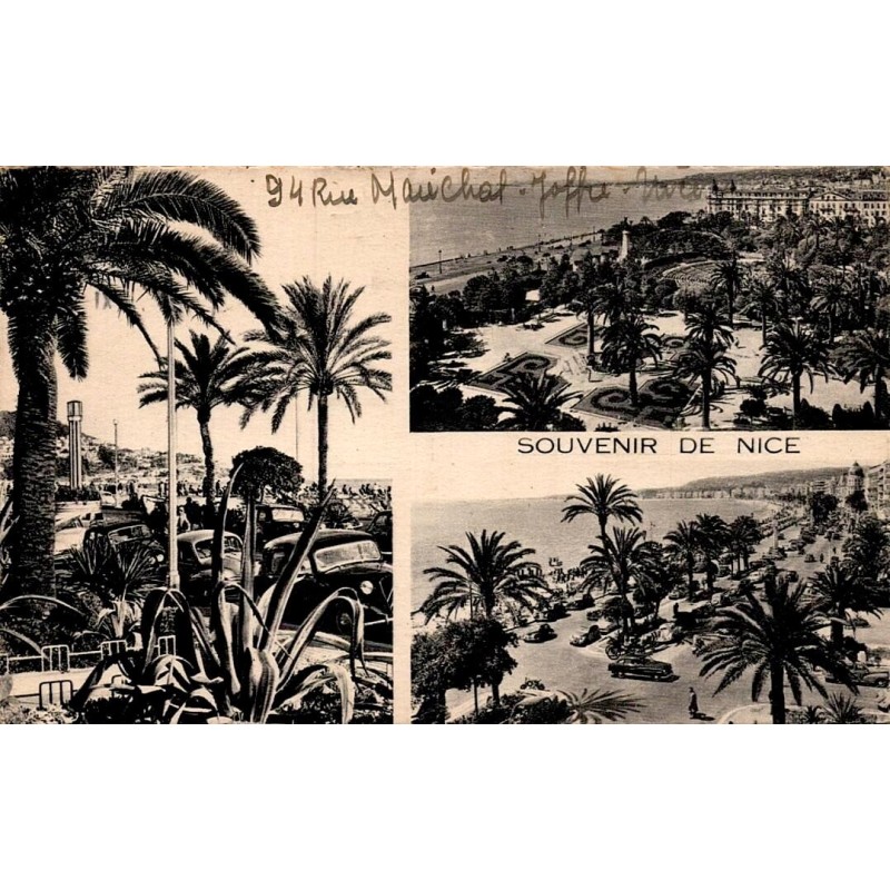 CPSM Nice souvenir de Nice vues multiples Alpes-Maritimes