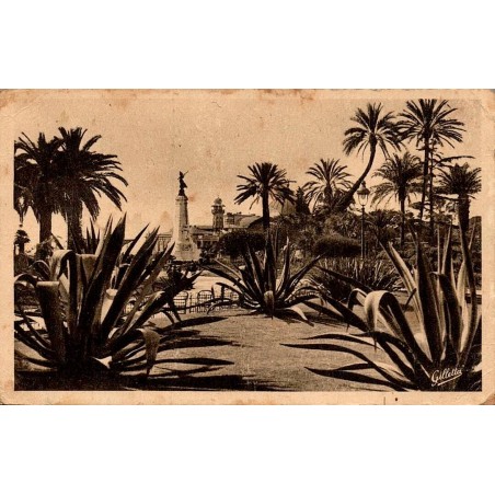 Carte postale ancienne Nice les Jardins Albert Ier Côte d’Azur Artistique Alpes-Maritimes