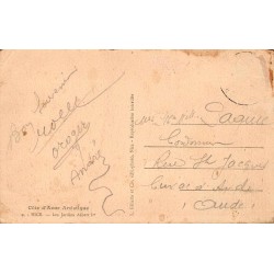 Nice Les Jardins Albert Ier Côte d’Azur Artistique Carte Postale Ancienne CPA