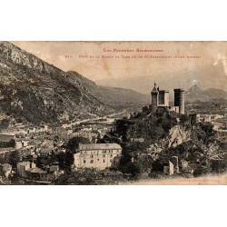 Carte postale ancienne Foix massif de Tabe Saint-Barthélemy Ariège