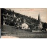 Carte postale ancienne Renaude église et chemin de croix Ariège
