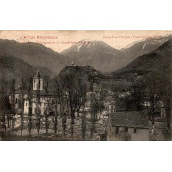 Carte postale ancienne Ax-les-Thermes montagne de la République d’Andorre Ariège