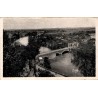 Carte postale ancienne Saverdun panorama de l’Ariège édition Mounié