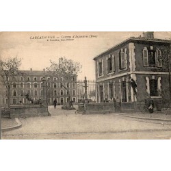 Carte postale ancienne Carcassonne caserne d’infanterie Iéna Aude
