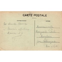 La Nouvelle Aude Phare et Voilier Carte Postale Ancienne