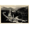 Carte postale ancienne Lourdes – La Basilique vue depuis le Château Fort