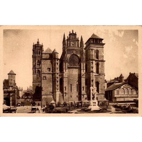 Carte postale ancienne Rodez la cathédrale Aveyron