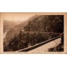 Carte postale ancienne lacets côte de Lanneau Laguiole Aveyron