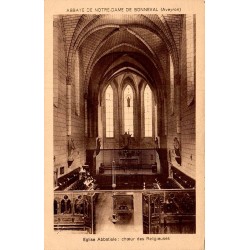 Carte postale ancienne abbaye Notre-Dame de Bonneval Aveyron