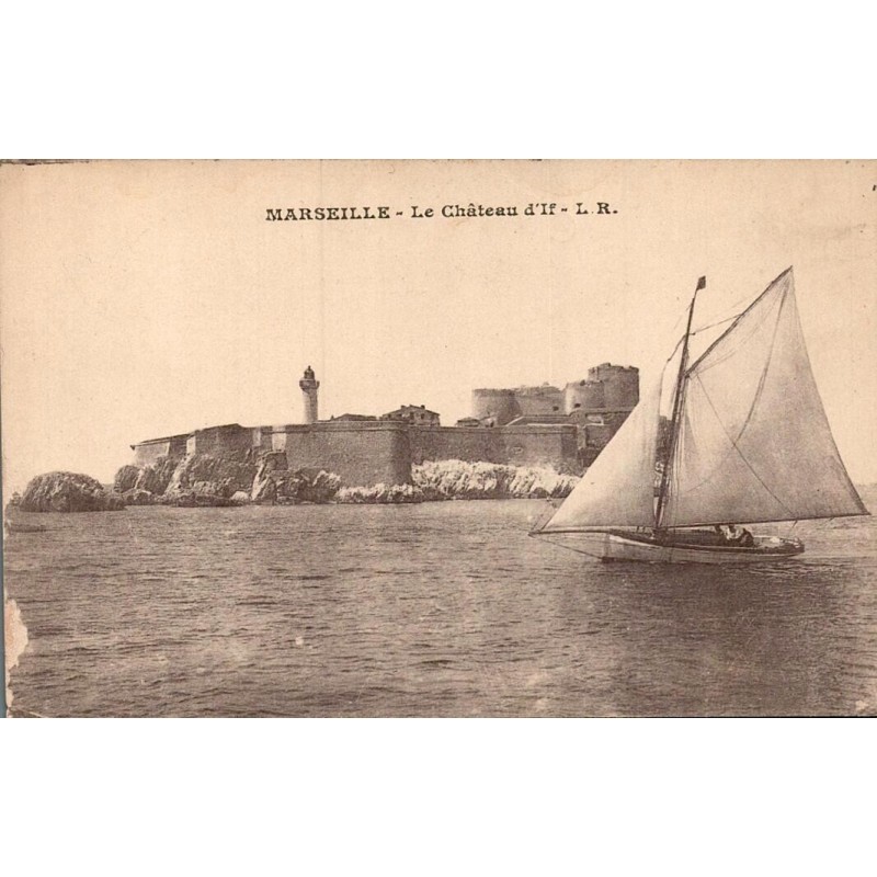 Carte postale ancienne Marseille château d’If Bouches-du-Rhône