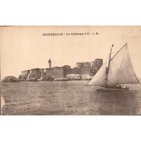 Carte postale ancienne Marseille château d’If Bouches-du-Rhône