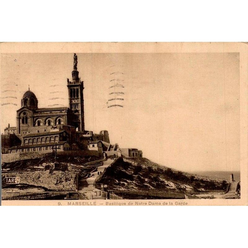 Carte postale ancienne Marseille Notre-Dame de la Garde Bouches-du-Rhône