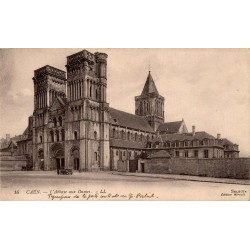 Carte postale ancienne Caen Abbaye aux Dames LL