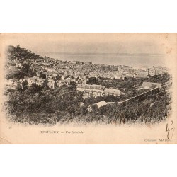 Carte postale ancienne Honfleur vue générale Calvados