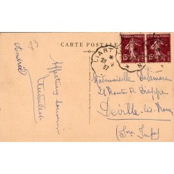 Carte postale ancienne Basilique de Notre Dame de Liesse – La nef et le jubé | CPA religieux