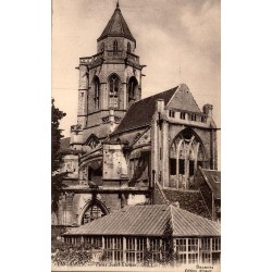 Carte postale ancienne Caen Vieux Saint-Étienne Calvados CPA LL collection