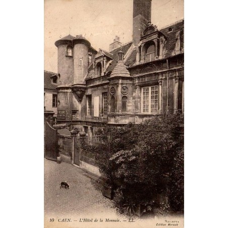 Carte postale ancienne Caen Hôtel de la Monnaie Calvados CPA LL collection