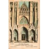 Carte postale ancienne Bayeux cathédrale Notre-Dame façade ouest Calvados CPA