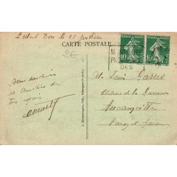 Carte Postale Ancienne Le Falgoux Dent du Marais CPA
