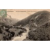 Carte postale ancienne Pierrefort vallée du Pont de Tréboul Cantal CPA