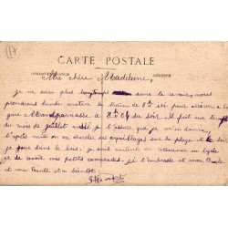Carte Postale Ancienne Châtelaillon Tempête Digue Enlevée CPA