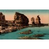 Carte postale ancienne Royan Vallières rochers isolés Charente-Maritime CPA LL