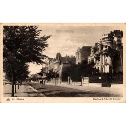 Carte postale ancienne Royan boulevard Frédéric Garnier Charente-Maritime CPA