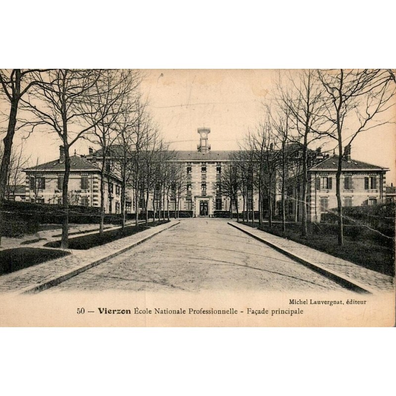 Carte postale ancienne Vierzon École Nationale Professionnelle Cher CPA collection