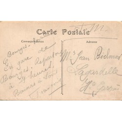 Carte Postale Ancienne Bourges Vue Générale Cathédrale CPA