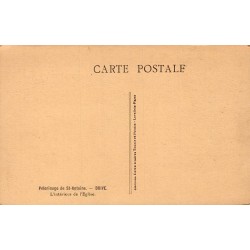 Carte Postale Ancienne Brive Saint-Antoine Intérieur Église CPA