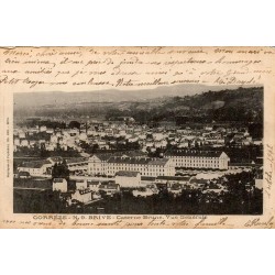 Carte postale ancienne Brive Corrèze Caserne Brune vue générale CPA collection