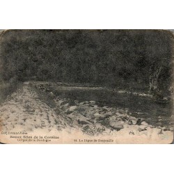 Carte postale ancienne La Digue de Despuille Corrèze CPA collection